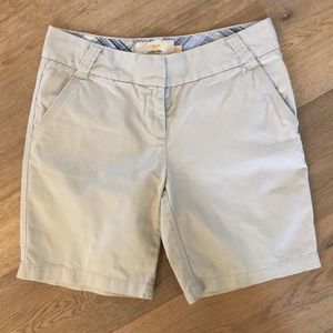 J Crew Khaki Chino Shorts, Women’s 4